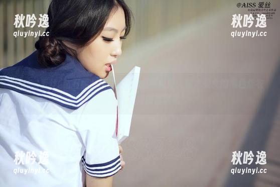AISS爱丝(钻石版) - 亚美依的逛街风潮：柔术美女的黑色连衣原图—真是窥探得精彩！