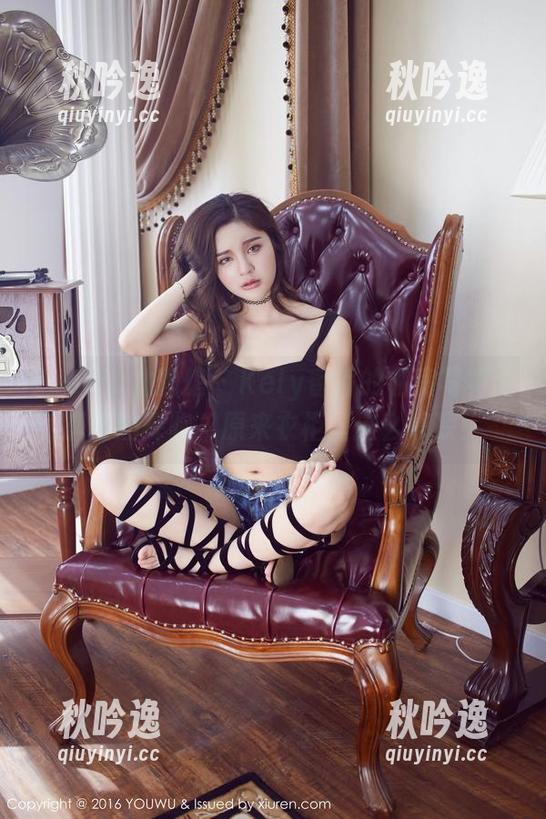 YouWu尤物馆-Kely香香 YouWu尤物馆 - Kely香香的私房写真:盛夏的降临,原来衣柜里这么清凉!