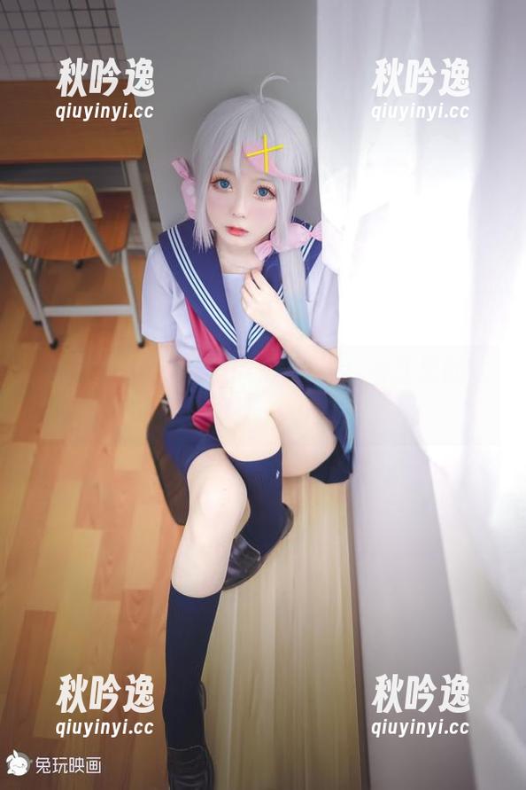 兔玩映画图库：和服的戏弄，浴缸里的水花算不算洗礼？