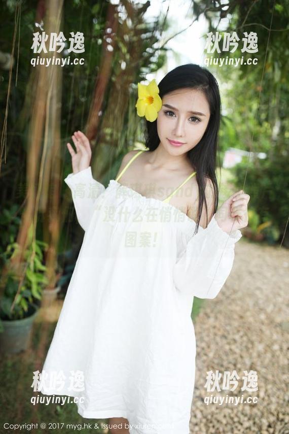美媛馆 - 高清！薛琪琪sandy的镂空照片告诉我们，“没什么在悄悄说”同样很有图案！