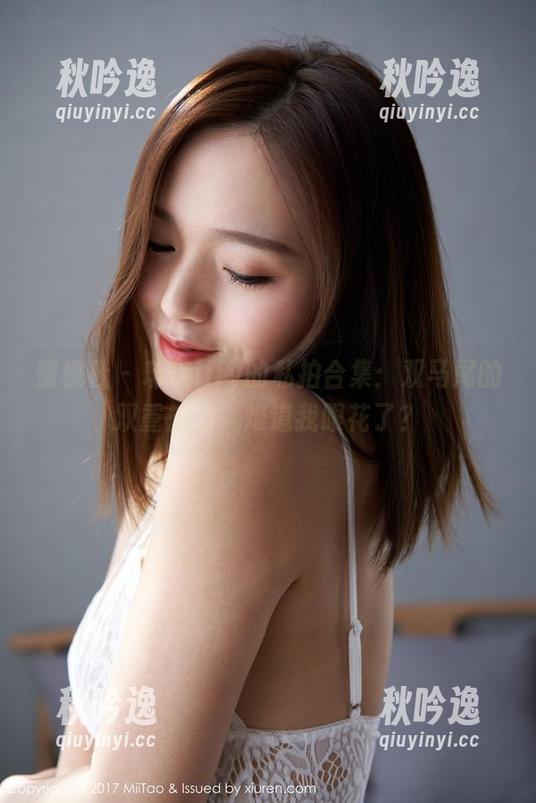 蜜桃社 - 琉璃lily的私拍合集：双马尾的双重魅力，难道我眼花了？